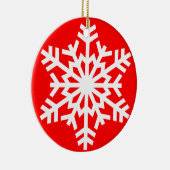Ornement de Noël de flocon de neige (Droite)