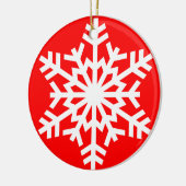 Ornement de Noël de flocon de neige (Gauche)
