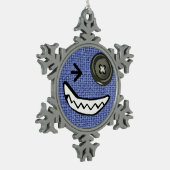 Ornement de Noël de flocon de neige de Bennettron (Gauche)