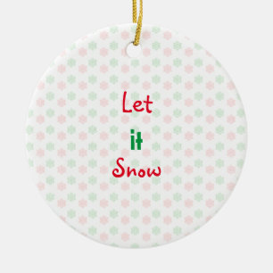 ornement de Noël de flocons de neige