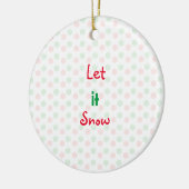 ornement de Noël de flocons de neige (Gauche)