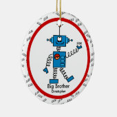 Ornement de Noël de frère de robot (Droite)