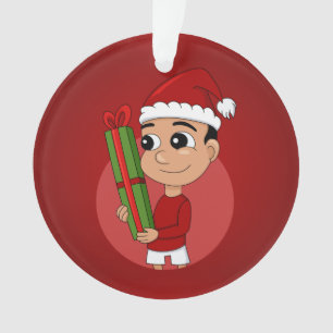 ornement de Noël de garçon