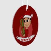 ornement de Noël de garçon (devant)