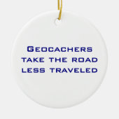 Ornement de Noël de Geocachers (Devant)