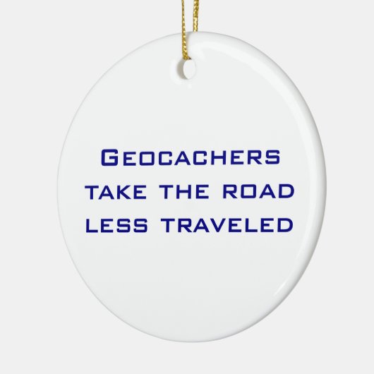Ornement de Noël de Geocachers (Gauche)
