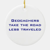 Ornement de Noël de Geocachers (Dos)