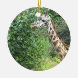 Ornement de Noël de girafe