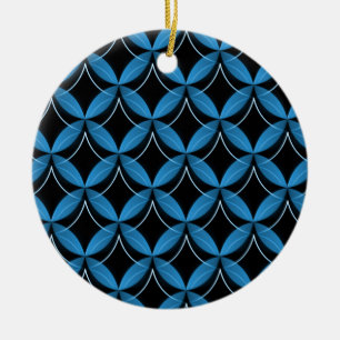 Ornement de Noël de Glam, Royal Blue