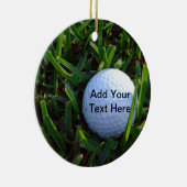 Ornement de Noël de golf (Droite)