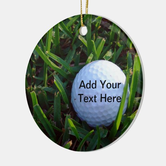 Ornement de Noël de golf (Gauche)