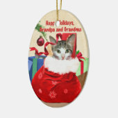 Ornement de Noël de grand-maman et de grand-papa (Gauche)