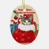 Ornement de Noël de grand-maman et de grand-papa (Dos)