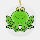 Ornement de Noël de grenouille (Devant)
