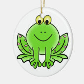 Ornement de Noël de grenouille (Gauche)