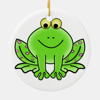 Ornement de Noël de grenouille