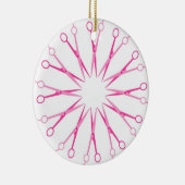 Ornement de Noël de guirlande de cisaillements de (Droite)