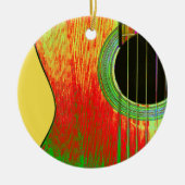 Ornement de Noël de guitare acoustique (Devant)