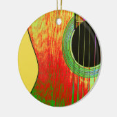 Ornement de Noël de guitare acoustique (Gauche)