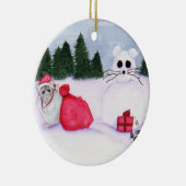 Ornement de Noël de hamster (Droite)