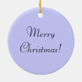 Ornement de Noël de hamster (Dos)