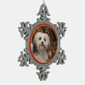Ornement de Noël de Havanese (Gauche)