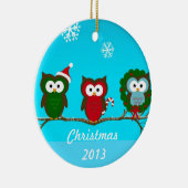 Ornement de Noël de hibou (Droite)