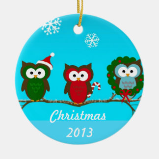 Ornement de Noël de hibou