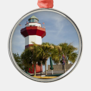 Ornement de Noël de Hilton Head de ville de port