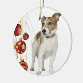 Ornement de Noël de Jack Russell (Gauche)