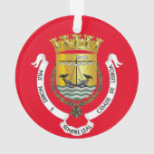 Ornement de Noël de Jeronimos* Lisbonne Portugal (dos)