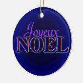 Ornement de Noël de Joyeux Noel (Gauche)