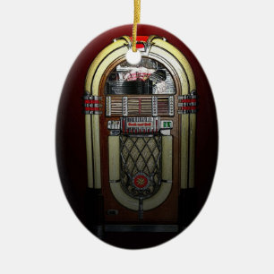 Ornement de Noël de juke-box de Jammin