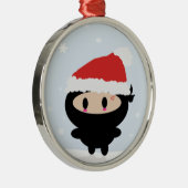 Ornement de Noël de Kawaii Ninja (Droite)