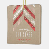 Ornement de Noël de la bande de Herringbone - Crim (Gauche)