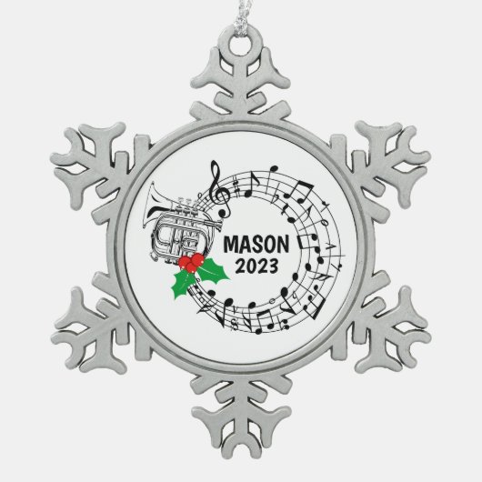 Ornement de Noël de la bande de Marching (Devant)