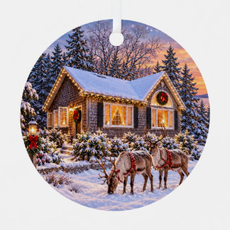 Ornement de Noël de la cabane Viking Trail 2026