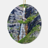 Ornement de Noël de la cascade #1a- de l'Utah - (Gauche)