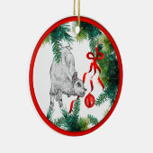 Ornement de Noël de la chèvre (Droite)