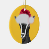 Ornement de Noël de la chèvre alpine (Droite)