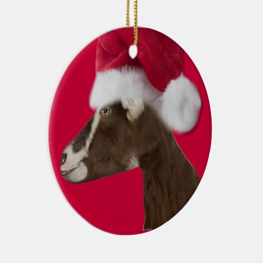 Ornement de Noël de la chèvre alpine (Droite)