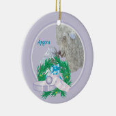 Ornement de Noël de la Chèvre d'Angora (Droite)