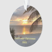 Ornement de Noël de la côte du Golfe (devant)