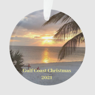 Ornement de Noël de la côte du Golfe