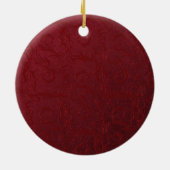 Ornement de Noël de la couronne vintage (Dos)