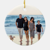 Ornement de Noël de la famille Hawaii (Dos)