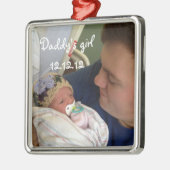 Ornement de Noël de la fille du nouveau papa de (Gauche)