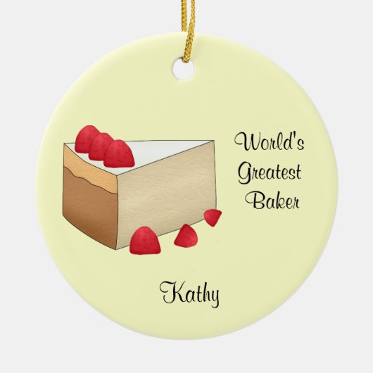 Ornement de Noël de la framboise (Devant)