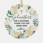 Ornement de Noël de la Godmère personnalisée (Devant)