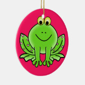 Ornement de Noël de la grenouille (Droite)